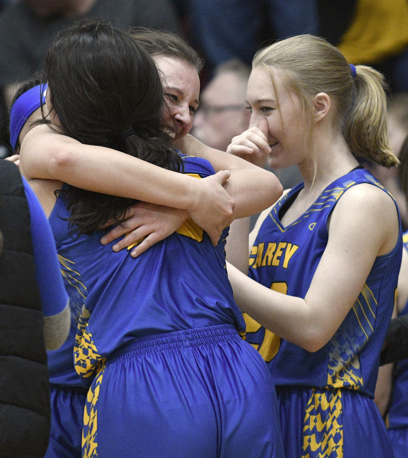 Girls State Basketball - Carey Vs. Tri-Valley
